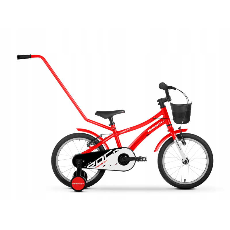 Rower dziecięcy Tabou Rocket Lite kółka boczne prowadnik chłopiec