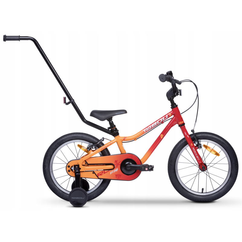 Rower dziecięcy Tabou ROCKET FR kółka boczne prowadnik