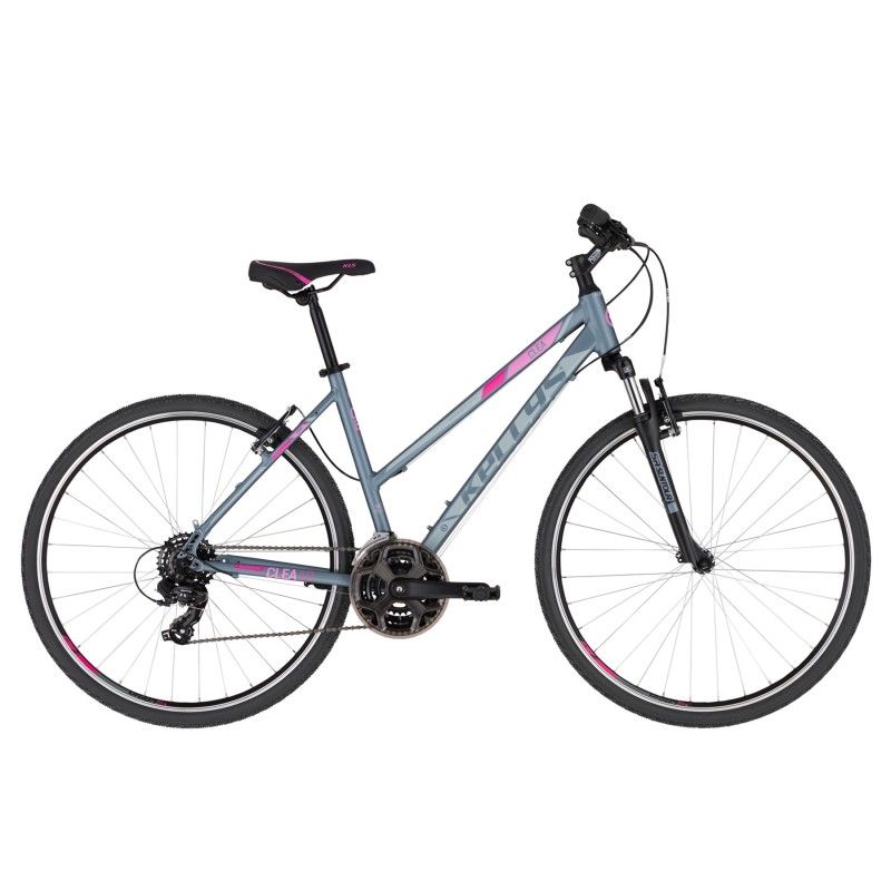 Rower crossowy KELLYS Clea 10 Gray Pink damski
